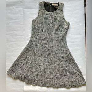 Banana Republic Petite Tweed Fit-and-Flare Dress